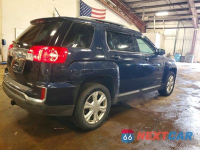 Trzecie zdjęcie samochodu z tyłu: 2017 GMC TERRAIN SLE VIN:2GKFLTEK9H6194175 - miniatura