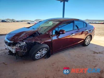 2012 HONDA CIVIC EXL 19XFB2F95CE327334 - główne zdjęcie licytacji z USA - miniatura