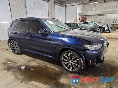 Czwarte zdjęcie samochodu z boku: 2022 BMW X3 XDRIVE30I VIN:5UX53DP08N9N39431 - miniatura