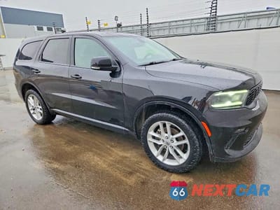 Czwarte zdjęcie samochodu z boku: 2021 DODGE DURANGO GT VIN:1C4RDJDG2MC520603 - miniatura