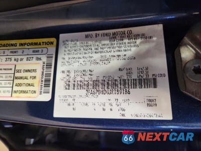Zdjęcie 12 z 12 samochodu: 2018 FORD FUSION SE VIN:3FA6P0HD0JR189186 - miniatura