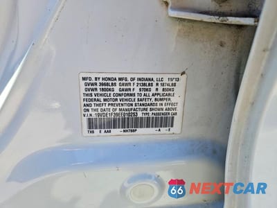 Zdjęcie 12 z 12 samochodu: 2014 ACURA ILX 20 VIN:19VDE1F39EE010253 - miniatura