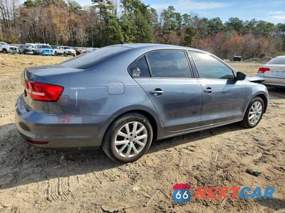 Trzecie zdjęcie samochodu z tyłu: 2015 VOLKSWAGEN JETTA SE VIN:3VWD17AJ9FM275089 - miniatura