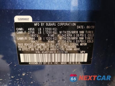 Zdjęcie 13 z 13 samochodu: 2020 SUBARU OUTBACK LIMITED VIN:4S4BTANC3L3225746 - miniatura