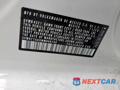 Zdjęcie 12 z 12 samochodu: 2021 VOLKSWAGEN GTI S VIN:3VW6T7AUXMM008750 - miniatura