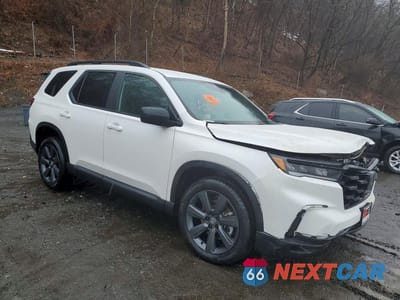 Czwarte zdjęcie samochodu z boku: 2025 HONDA PILOT SPORT VIN:5FNYG1H37SB183565 - miniatura