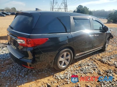 Trzecie zdjęcie samochodu z tyłu: 2018 HONDA ODYSSEY EXL VIN:5FNRL6H73JB064779 - miniatura
