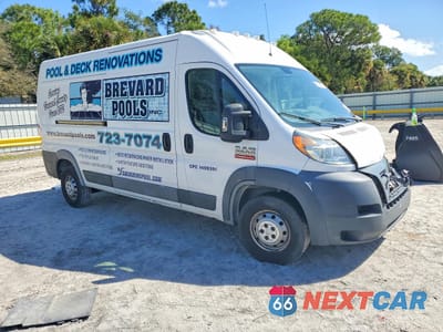 Czwarte zdjęcie samochodu z boku: 2018 RAM PROMASTER 2500 2500 HIGH VIN:3C6TRVDG5JE129360 - miniatura