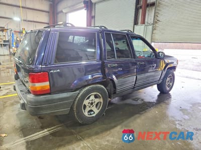 Trzecie zdjęcie samochodu z tyłu: 1997 JEEP GRAND CHEROKEE LAREDO VIN:1J4GZ58S6VC714724 - miniatura