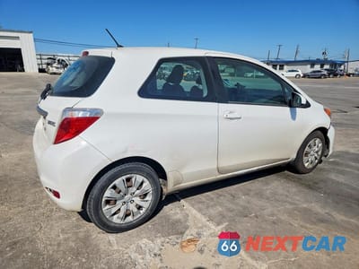 Trzecie zdjęcie samochodu z tyłu: 2014 TOYOTA YARIS 3-DOOR L FLEET VIN:VNKJTUD36EA007518 - miniatura