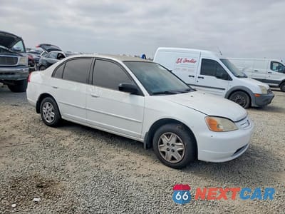 Czwarte zdjęcie samochodu z boku: 2003 HONDA CIVIC VIN:2HGES16583H514267 - miniatura