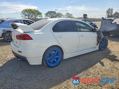 Trzecie zdjęcie samochodu z tyłu: 2009 MITSUBISHI LANCER EVOLUTION GSR VIN:JA3AW86V79U027303 - miniatura