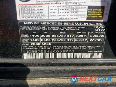 Zdjęcie 13 z 13 samochodu: 2006 MERCEDES-BENZ ML 500 VIN:4JGBB75E46A058773 - miniatura
