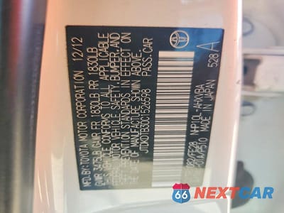 Zdjęcie 12 z 12 samochodu: 2012 TOYOTA PRIUS C ONE VIN:JTDKDTB30C1526598 - miniatura