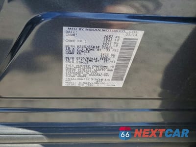 Zdjęcie 13 z 13 samochodu: 2014 INFINITI QX60 BASE VIN:5N1AL0MM7EC530816 - miniatura