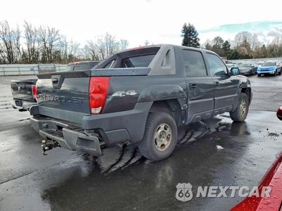 Trzecie zdjęcie samochodu z tyłu: 2003 CHEVROLET AVALANCHE K1500 VIN:3GNEK13T53G232810 - miniatura
