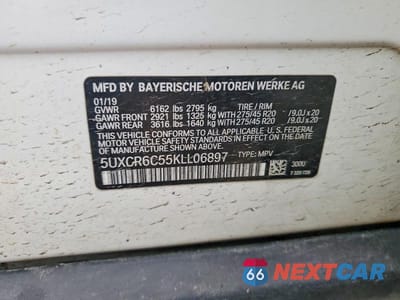 Zdjęcie 13 z 13 samochodu: 2019 BMW X5 XDRIVE40I VIN:5UXCR6C55KLL06897 - miniatura