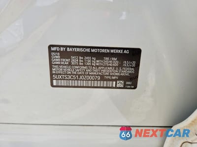 Zdjęcie 13 z 13 samochodu: 2018 BMW X3 XDRIVEM40I VIN:5UXTS3C51J0Z00079 - miniatura