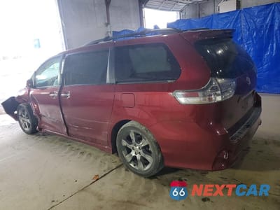 Drugie zdjęcie samochodu z przodu: 2014 TOYOTA SIENNA SE 8-PASSENGER VIN:5TDXK3DC6ES499339 - miniatura