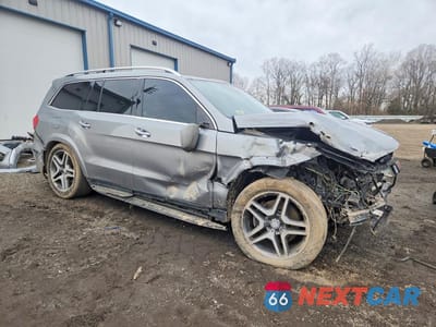 Czwarte zdjęcie samochodu z boku: 2017 MERCEDES-BENZ GLS 550 4MATIC VIN:4JGDF7DE5HA754298 - miniatura