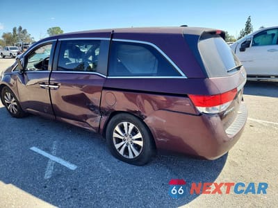 Drugie zdjęcie samochodu z przodu: 2014 HONDA ODYSSEY EXL VIN:5FNRL5H64EB078889 - miniatura