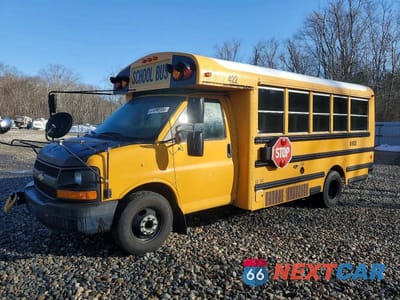Drugie zdjęcie samochodu z przodu: 2012 CHEVROLET EXPRESS G3 - SCHOOL BUS VIN:1GB3G3BG8C1177080 - miniatura