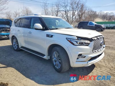 Czwarte zdjęcie samochodu z boku: 2024 INFINITI QX80 LUXE VIN:JN8AZ2AF2R9765345 - miniatura