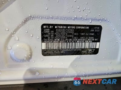 Zdjęcie 13 z 13 samochodu: 2023 MITSUBISHI OUTLANDER SPORT S VIN:JA4ARUAU1PU013758 - miniatura