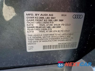 Zdjęcie 12 z 12 samochodu: 2024 AUDI Q5 E PREMIUM PLUS 55 VIN:WA1E2AFY3R2129705 - miniatura