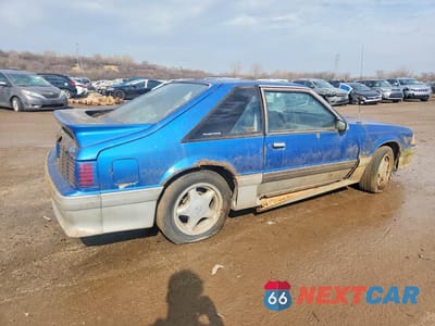 Trzecie zdjęcie samochodu z tyłu: 1991 FORD MUSTANG VIN:1FACP42E7MF167182 - miniatura