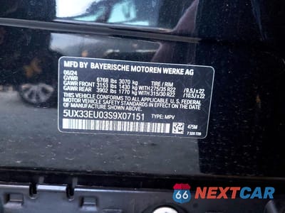 Zdjęcie 14 z 14 samochodu: 2025 BMW X5 M60I VIN:5UX33EU03S9X07151 - miniatura