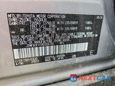 Zdjęcie 14 z 14 samochodu: 2024 TOYOTA RAV4 PRIME XSE VIN:JTMFB3FV1RD206765 - miniatura
