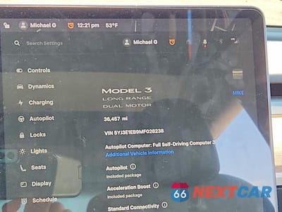 Zdjęcie 9 z 12 samochodu: 2021 TESLA MODEL 3 VIN:5YJ3E1EB9MF028238 - miniatura