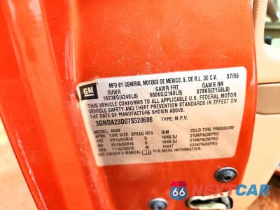 Zdjęcie 12 z 12 samochodu: 2007 CHEVROLET HHR LT VIN:3GNDA23D07S520606 - miniatura