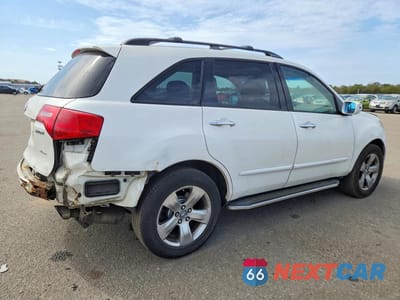 Trzecie zdjęcie samochodu z tyłu: 2007 ACURA MDX SPORT VIN:2HNYD28877H502744 - miniatura