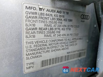 Zdjęcie 14 z 14 samochodu: 2019 AUDI Q7 PREMIUM PLUS VIN:WA1LHAF74KD020421 - miniatura