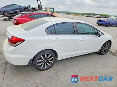 Trzecie zdjęcie samochodu z tyłu: 2015 HONDA CIVIC EXL VIN:19XFB2F92FE031109 - miniatura