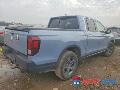 Trzecie zdjęcie samochodu z tyłu: 2022 HONDA RIDGELINE RTL VIN:5FPYK3F79NB037695 - miniatura