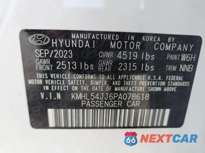 Zdjęcie 13 z 13 samochodu: 2023 HYUNDAI SONATA HYBRID LIMITED VIN:KMHL54JJ6PA078618 - miniatura