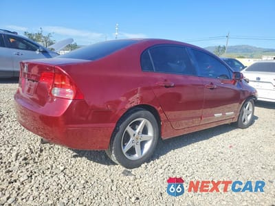 Trzecie zdjęcie samochodu z tyłu: 2008 HONDA CIVIC EXL VIN:1HGFA16998L053746 - miniatura