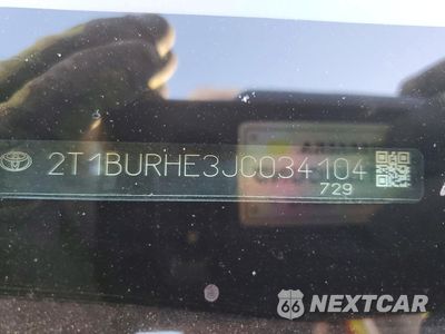 Zdjęcie 12 z 12 samochodu: 2018 TOYOTA COROLLA L VIN:2T1BURHE3JC034104 - miniatura