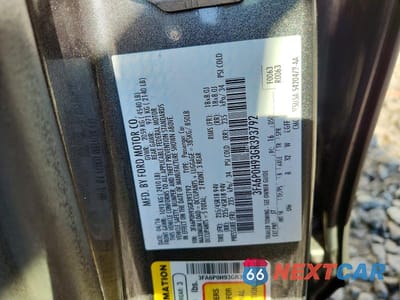 Zdjęcie 12 z 12 samochodu: 2016 FORD FUSION SE VIN:3FA6P0H93GR393792 - miniatura
