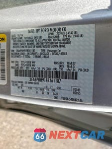 Zdjęcie 12 z 12 samochodu: 2015 FORD FUSION SE VIN:3FA6P0H91FR161187 - miniatura