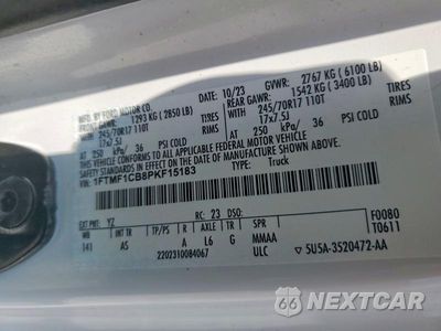 Zdjęcie 12 z 12 samochodu: 2023 FORD F150 SUPERCREW VIN:1FTMF1CB8PKF15183 - miniatura
