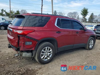 Trzecie zdjęcie samochodu z tyłu: 2020 CHEVROLET TRAVERSE LT VIN:1GNEVGKW6LJ297346 - miniatura