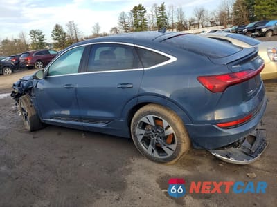Drugie zdjęcie samochodu z przodu: 2021 AUDI E-TRON SPORTBACK PREMIUM PLUS VIN:WA12AAGE4MB021726 - miniatura