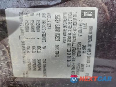 Zdjęcie 13 z 13 samochodu: 2008 CHEVROLET SILVERADO K1500 VIN:2GCEK19J181113327 - miniatura
