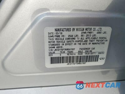 Zdjęcie 12 z 12 samochodu: 2019 INFINITI Q50 3.0T SIGNATURE EDITION VIN:JN1EV7AP7KM541587 - miniatura
