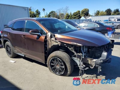 Czwarte zdjęcie samochodu z boku: 2016 LEXUS RX 450H BASE VIN:2T2BGMCA6GC004596 - miniatura