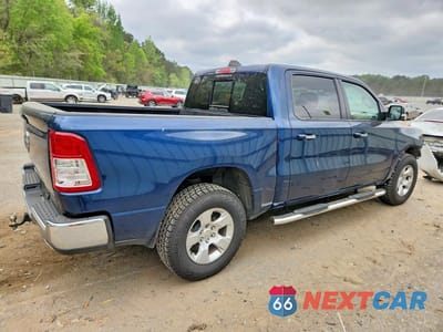 Trzecie zdjęcie samochodu z tyłu: 2020 RAM 1500 BIG HORN VIN:1C6RREFT2LN112616 - miniatura